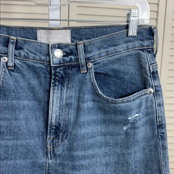 Everlane the Way High Jeans Organic Cotton Size 28 Regular - Picture 8 of 14